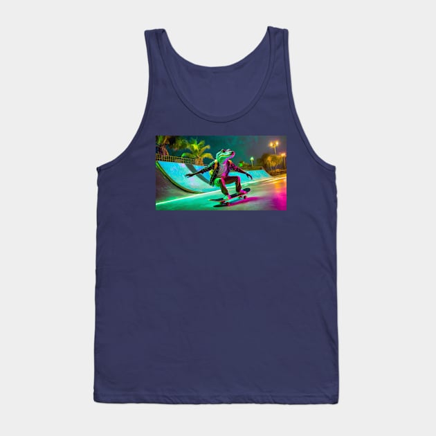 Gator Skator Tank Top by CreativePhil